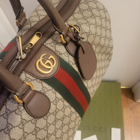 Authentic Gucci Ophidia Medium Duffle Bag - Picture 12 of 16